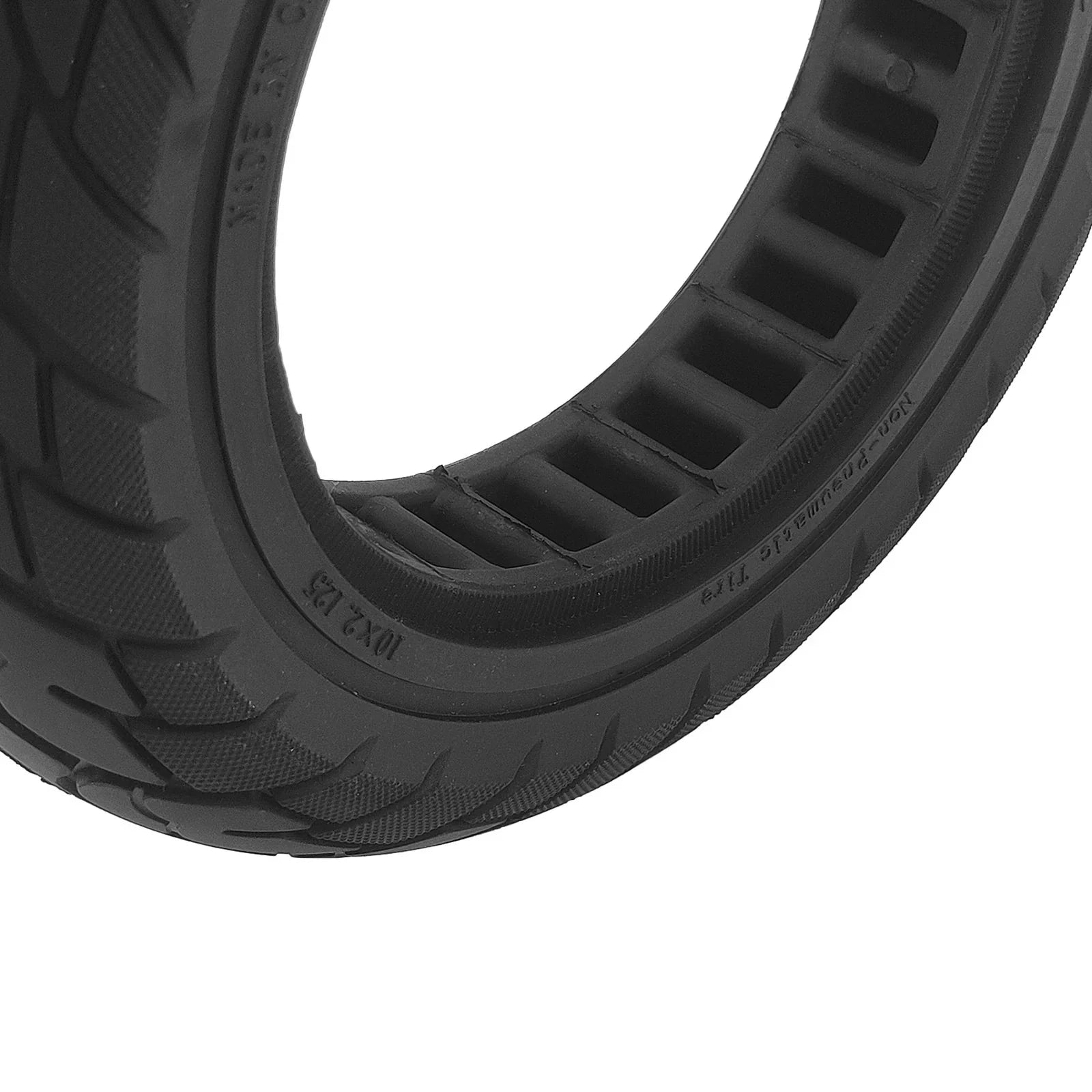 10x2.125 E-Scooter Vollgummi Reifen Schwarz