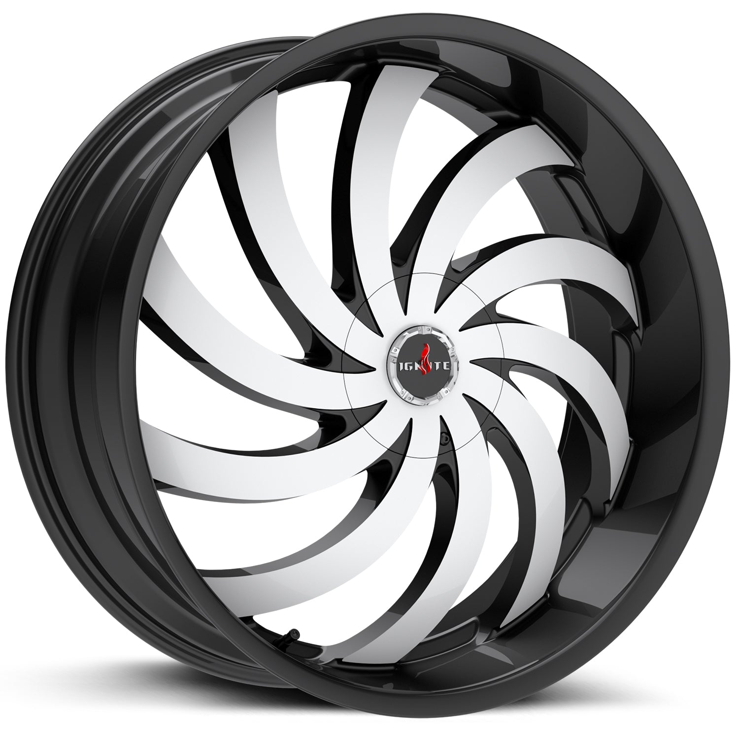 Flame Gloss Black Machined