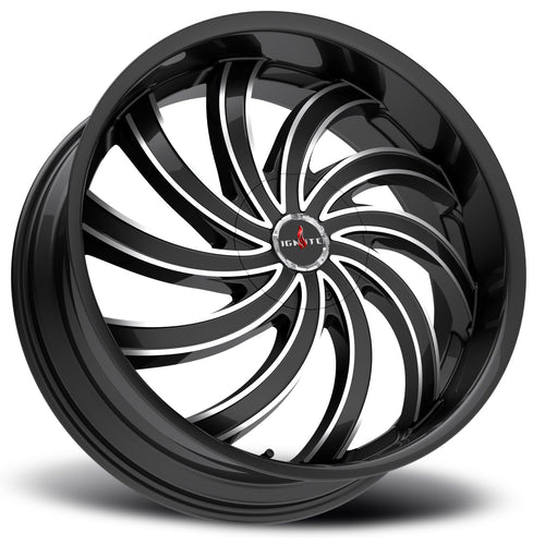 Flame Gloss Black Milled