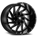 M12 Gloss Black Milled