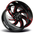 M07 Gloss Black Candy Red Milled