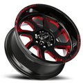 M22 Gloss Black Candy Red Milled