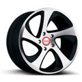 Strut Gloss Black Machined