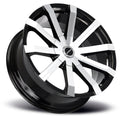 Gabbia Gloss Black Machined