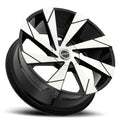 Moto Gloss Black Machined