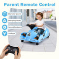12V Electric Cleaning Go Kart with Detachable Mop and Remote Control-Blue