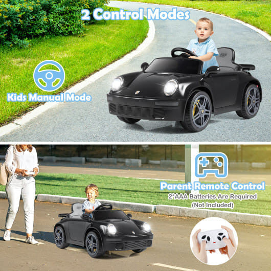 12V Electric Ride On Car Licensed RUFCTR with Remote Control and Music-Pink