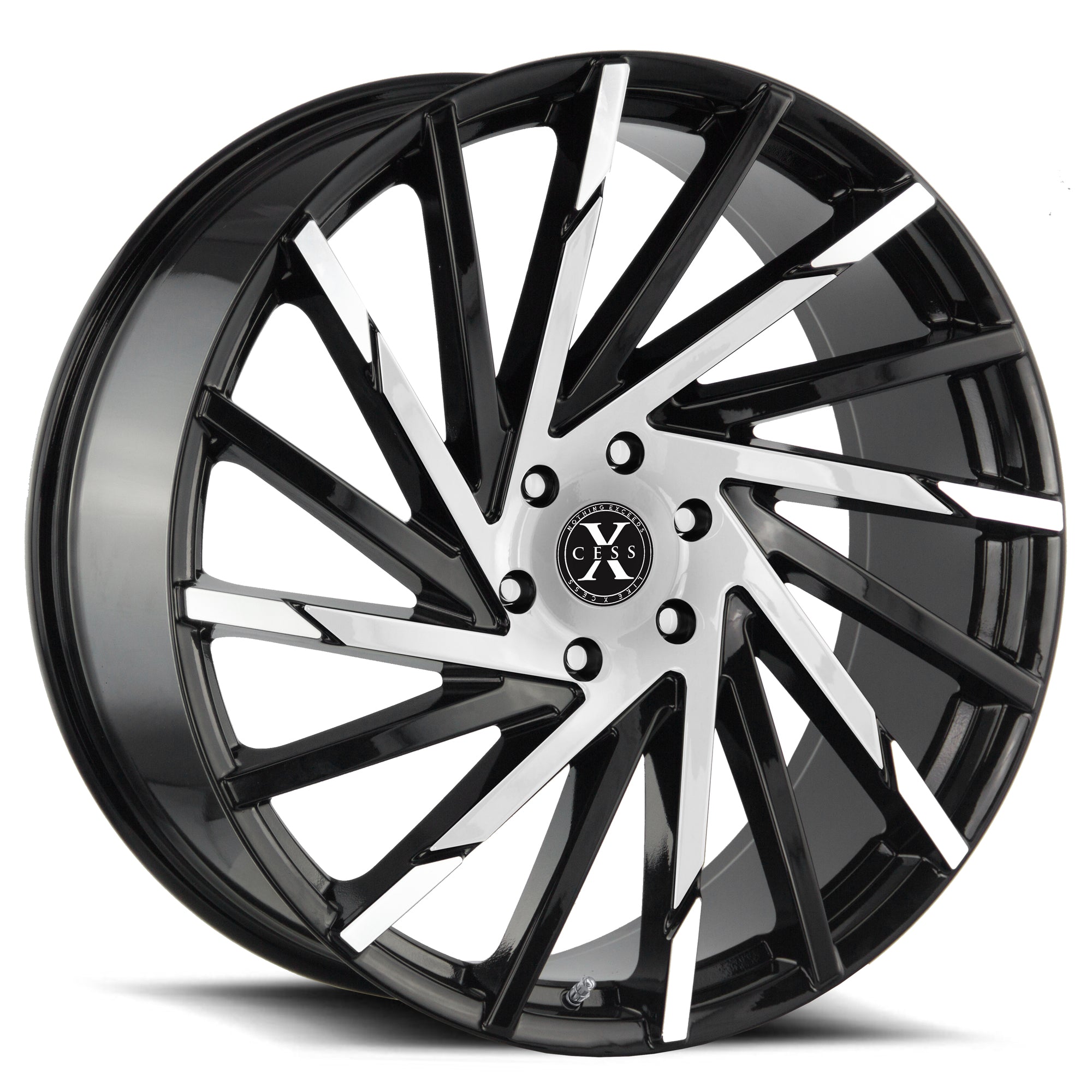 X02 Gloss Black Machined
